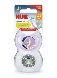 Nuk Anti-Colic Night Soother, 2 Pieces