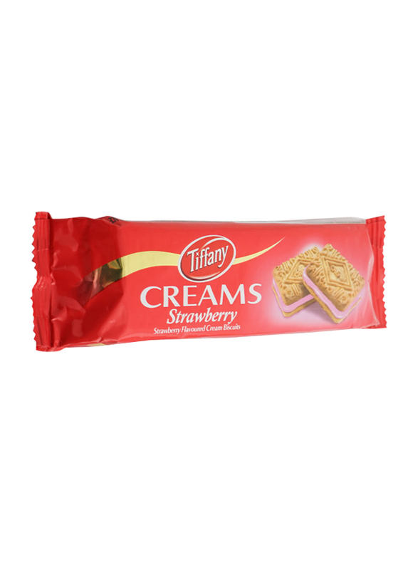 Tiffany Strawberry Flavored Cream Biscuits, 90g