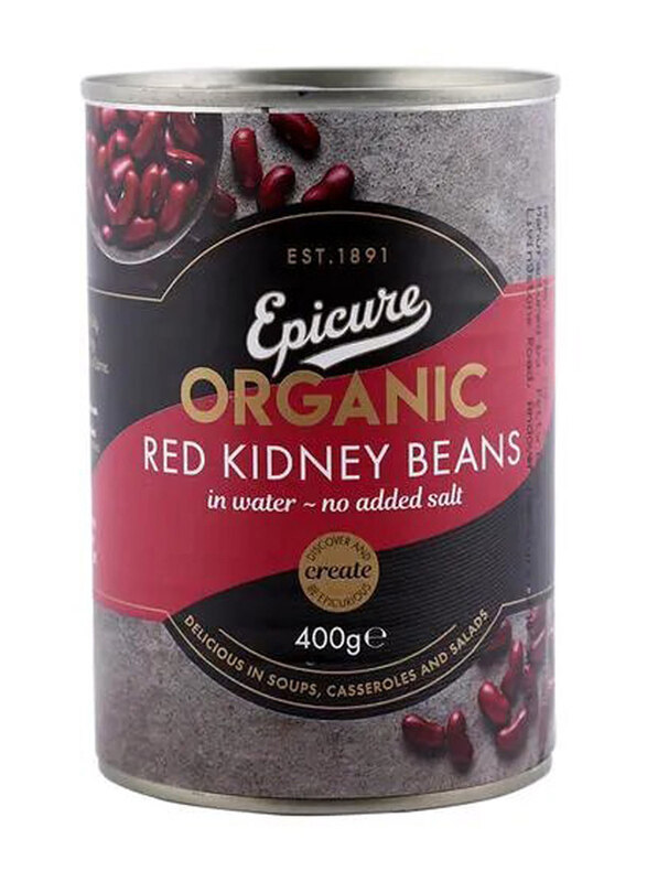 

Epicure Organic Red Kidney Beans in Water, 400g