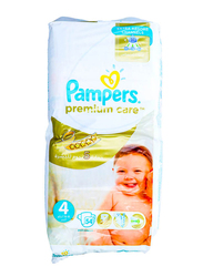 Pampers Premium Care Diapers, Size 4, Maxi, 8-14 kg, Value Pack, 54 Count