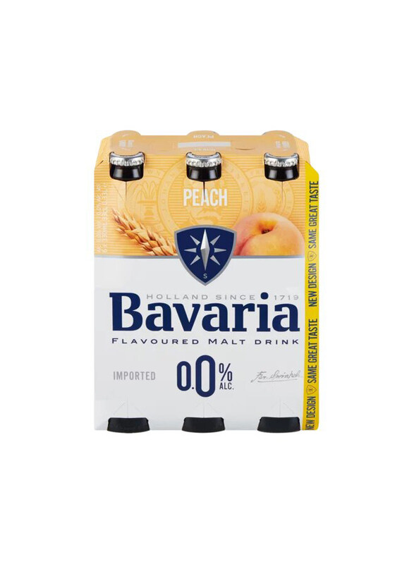 

Bavaria Non Alcoholic Peach Beer, 6 Bottle x 330ml