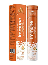 Sunshine Immune Support Orange Effervescent, 20 Tablets
