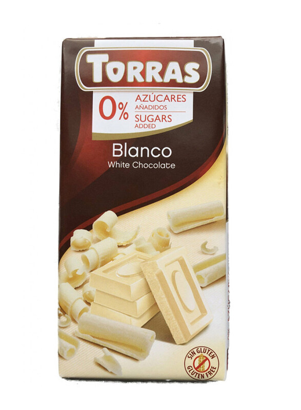 

Torras Sugar-Free & Gluten-Free White Chocolate, 75g