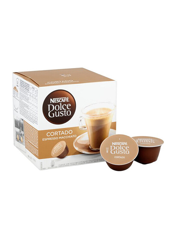 

Nescafe Dolce Gusto Cortado Espresso Macchiato Instant Coffee, 16 Capsules x 100.8g