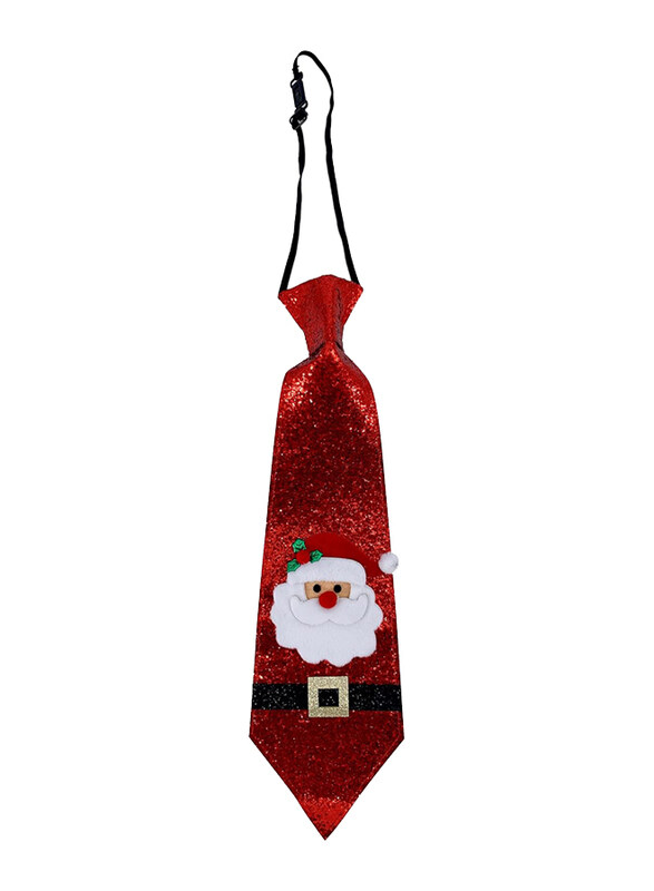 

Christmas Magic Santa Tie, Red