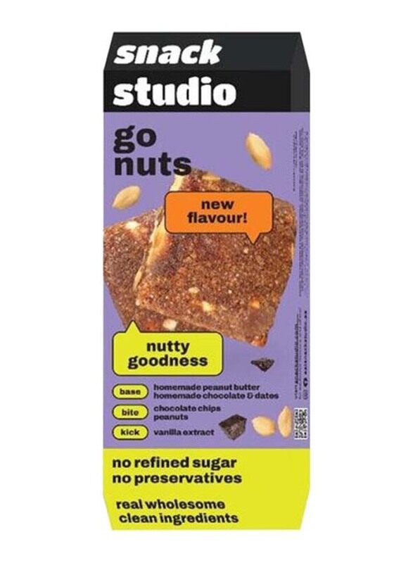 

Snack Studio Go Nuts Bar, 40g