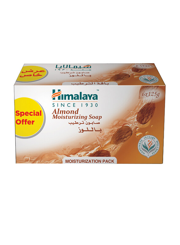 

Himalaya Almond Bar Soap, 6 x 125gm