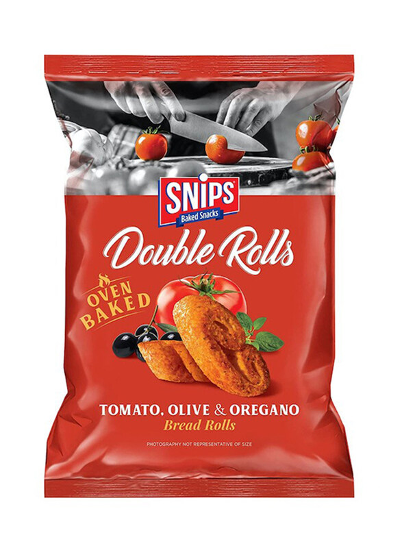 

Snips Double Rolls Tomato & Olive Bread Rolls, 75g