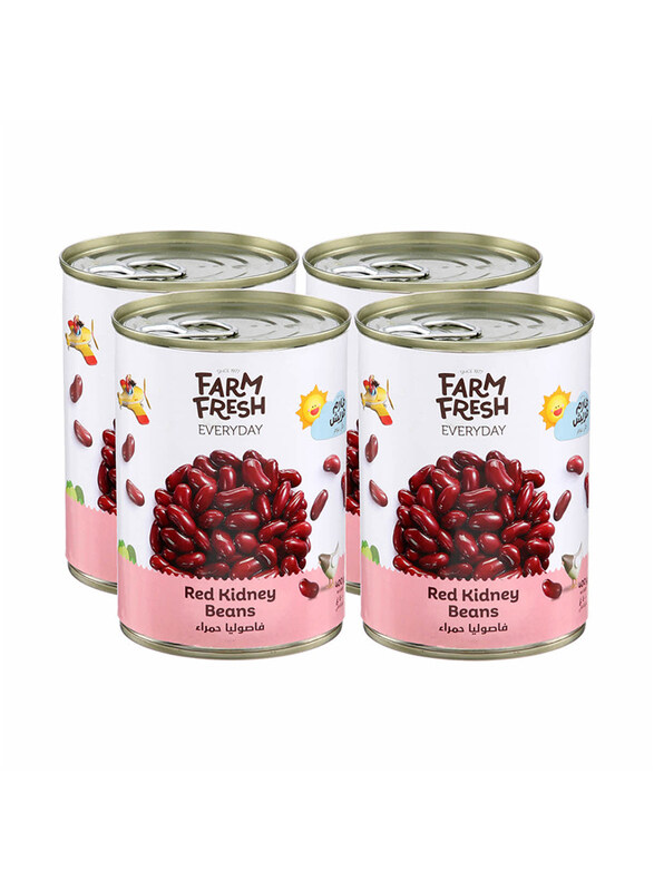 

Farm Fresh Red Kidney Beans, 4 x 400g