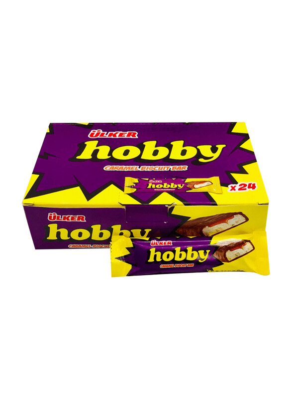 

Ulker Hobby Caramel Biscuit Bar, 24 x 20g
