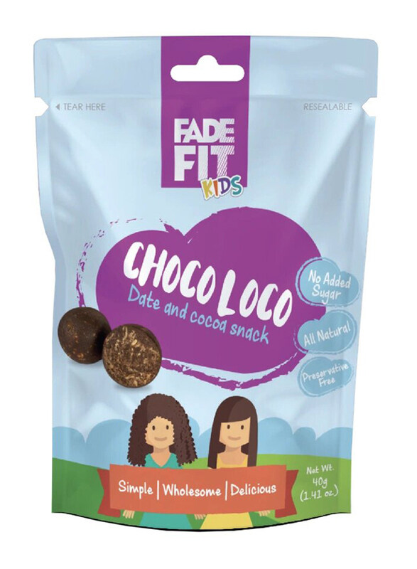 

Fade Fit Kids Choco Loco Date And Cocoa Snack, 35g