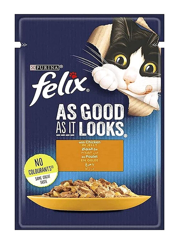 

Purina As Good As It Looks with Chicken in Jelly for Cats, 85g