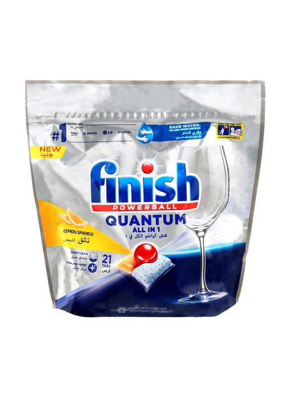 

Finish Lemon Dishwasher, 2 x 21 Tablets