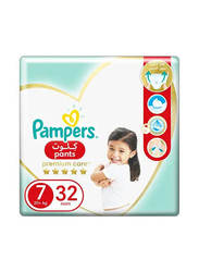 Pampers Premium Care Diaper Pants, Size 7, 20+ kg, 32 Count