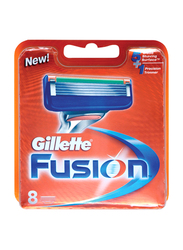 Gillette Fusion Manual Blades Refills Set for Men, 8 Pieces