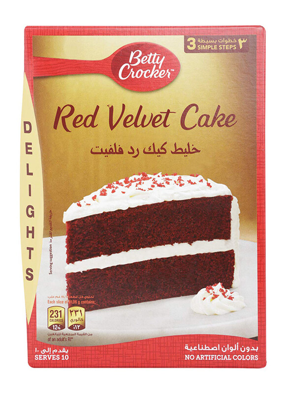 

Betty Crocker Red Velvet Delights Cake Mix, 395g