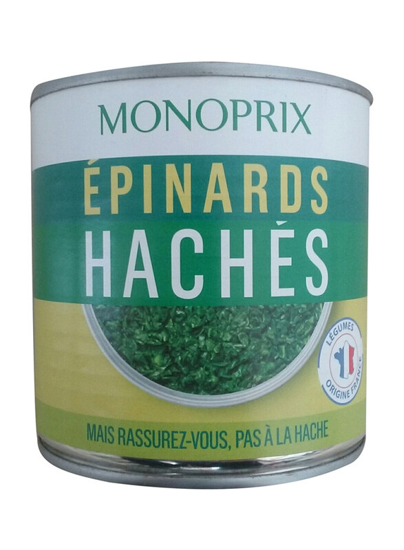 

Monoprix Chopped Spinach, 395g