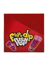 Bazooka Flip N Dip Push Pop Candy, 12 x 25g