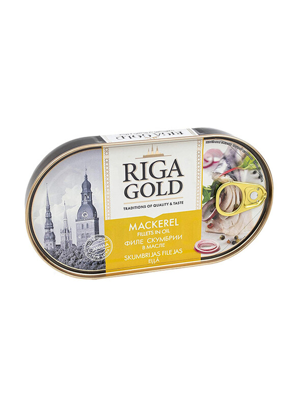 

Riga Gold Mackerel Fillet in Oil, 190g
