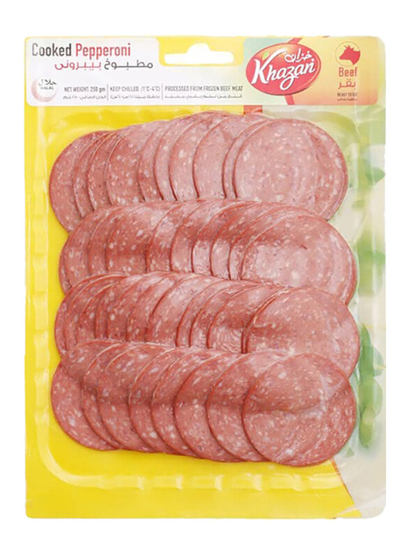 

Khazan Beef Pepperoni Sliced, 250 grams