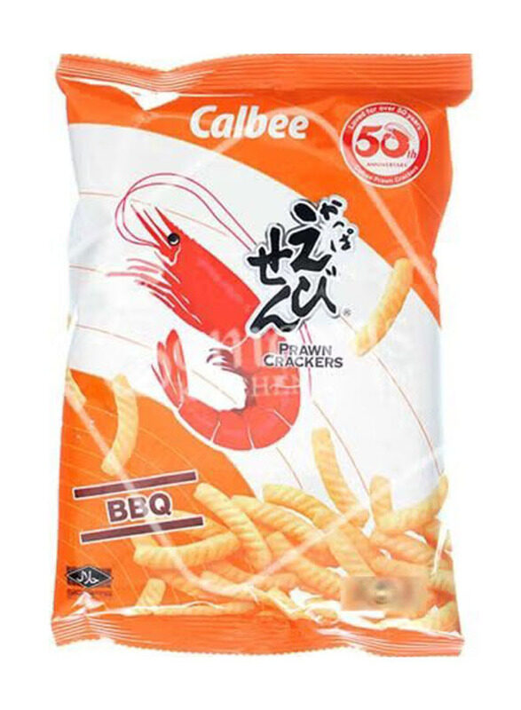 

Calbee BBQ Flavor Prawn Crackers, 70g