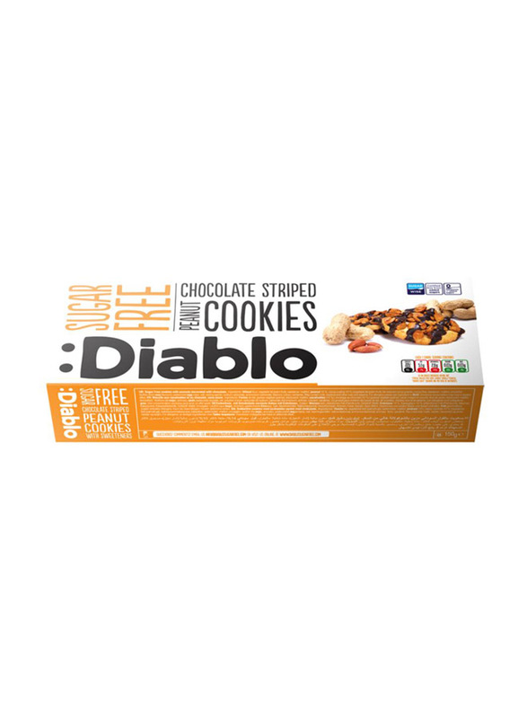 

Diablo Sugar Free Chocolate Peanut Cookies, 150g