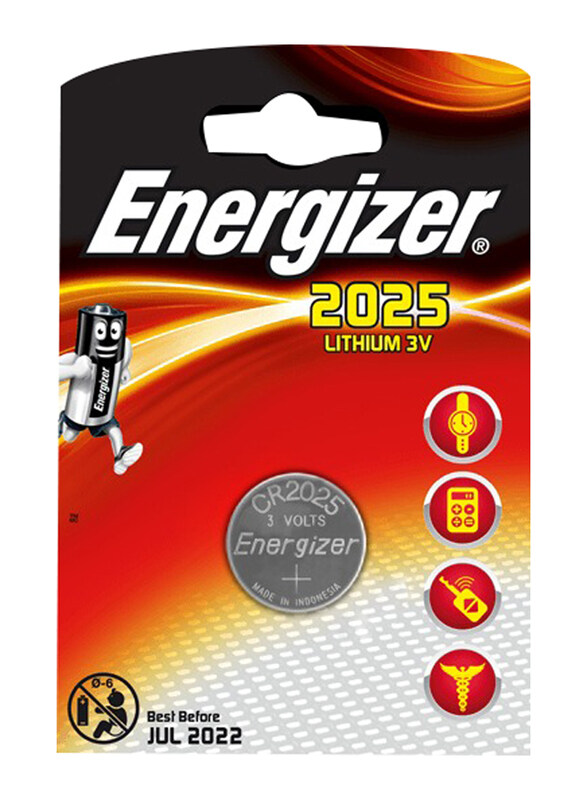 

Energizer 2025 3V Lithium Coin Battery, Silver