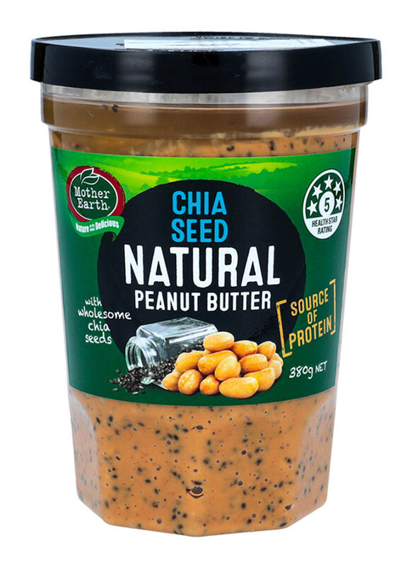 

Mother Earth Chia Seed Natural Peanut Butter, 380g