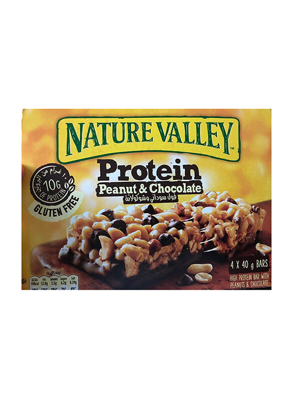 

Nature Valley Peanut & Chocolate Protien Bar, 4 Bars x 40g