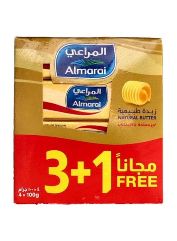 

Al Marai Natural Salted Butter, 4 x 100g