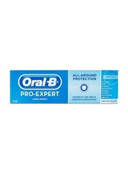 Oral B Pro Expert Mint Fluoride Toothpaste, Blue, 75ml