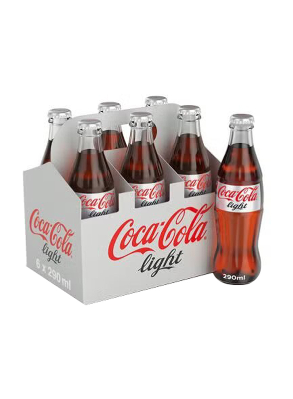 

Coca Cola Light Carbonated Soft Drink, 6 Bottles x 290ml