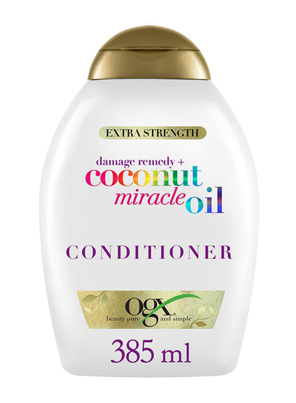 Ogx Damage Remedy+ Coconut Miracle Oil Conditioner for Damaged Hair, 385ml