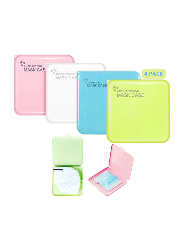 

Kingki Mask Storage Box Portable Set, 4-Pieces, Multicolour