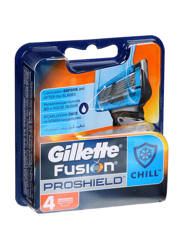 

Gillette Fusion Proshield Chill Razor Blades, 4 Pieces