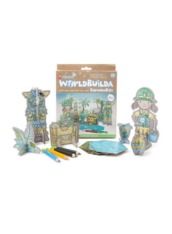 

Micador Jr. Worldbuilda Expandabits Craft Set, Multicolour