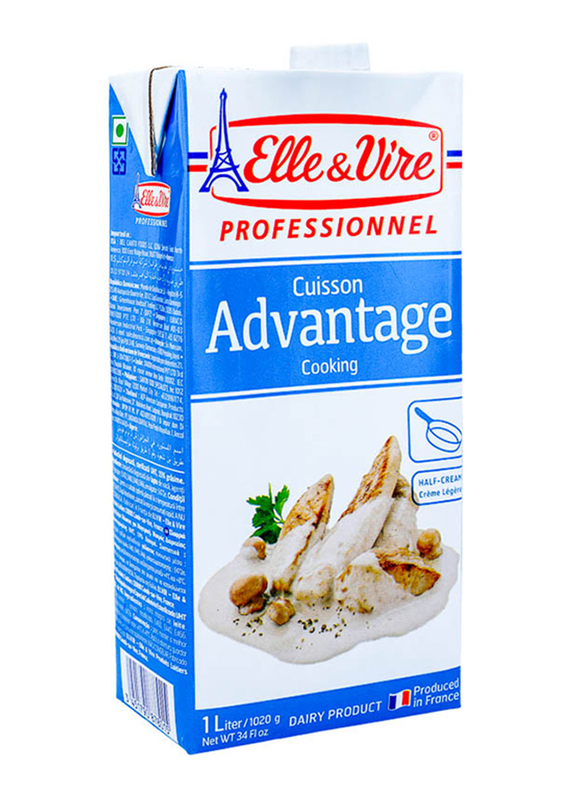 Elle & Vire 15% Fat Cooking Cream, 1 Liter