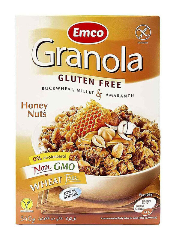 

Emco Gluten Free Honey Nut Granola, 340g