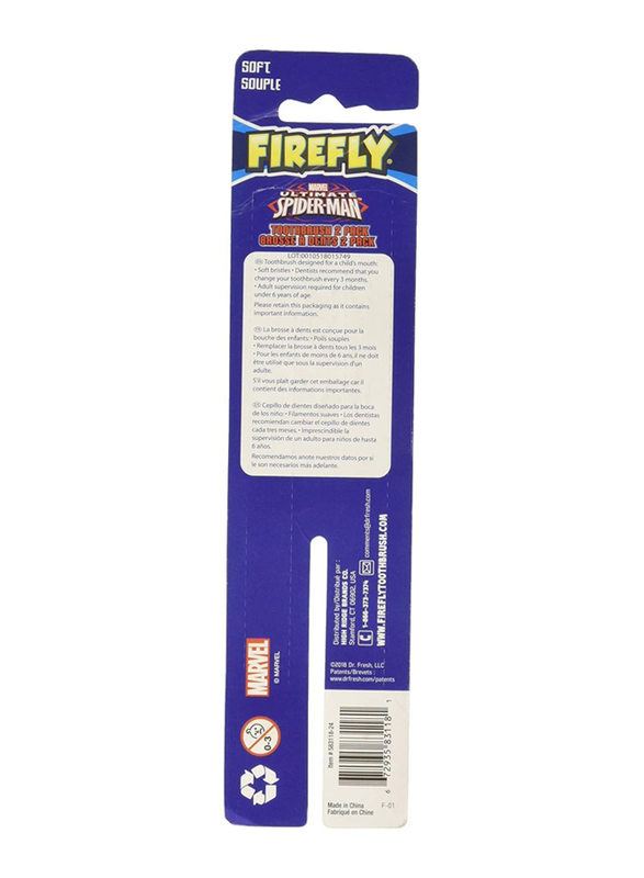 Firefly Ultimate Spiderman Soft Toothbrush
