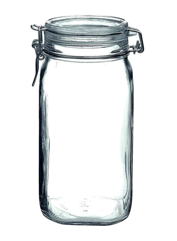 

Bormioli Rocco Fido Clip Jar, 1.5L, Clear