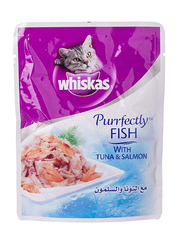 

Whiskas Perfectly Tuna & Salamone Cat Wet Food, 85g