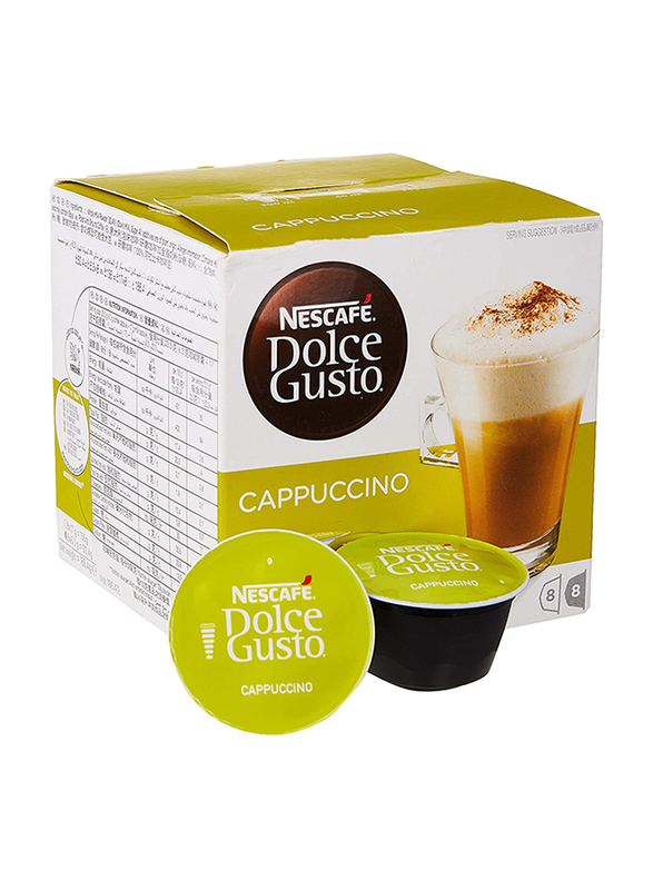 Nescafe Dolce Gus Cappuccino Coffee, 16 Caps, 186.4g
