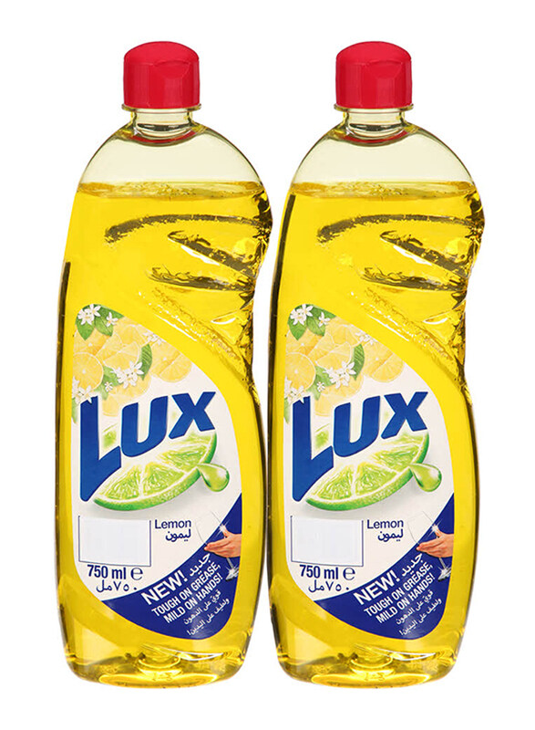 

Lux Sunlight Lemon Dishwash Liquid, 2 x 750ml