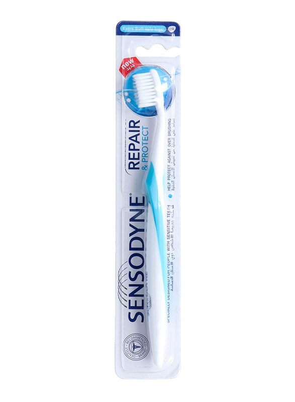 Sensodyne Repair and Protect Toothbrush, White/Blue, Extra Soft