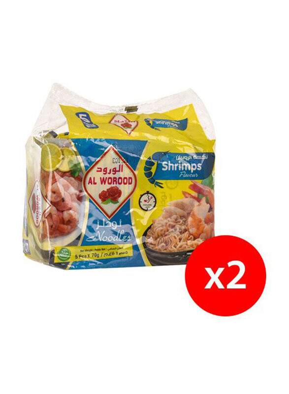 

Al Worood Shrimp Flavour Noodles, 10 Packs x 70g