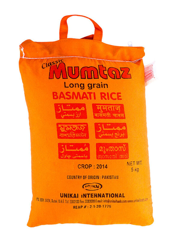 

Mumtaz Long Grain Basmati Rice, 5 Kg
