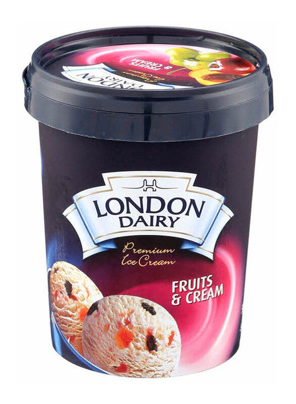 

London Dairy Fruits & Cream Ice Cream, 500ml