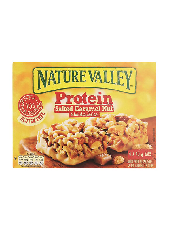 

Nature Valley Salted Caramel & Nut Protien Bar, 4 Bars, 40g