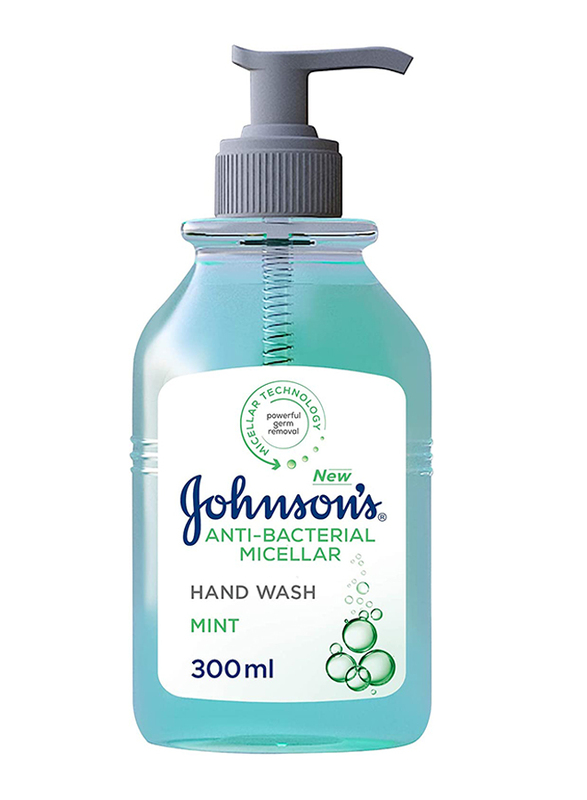 Johnson's Mint Antibacterial Hand Wash, 300ml