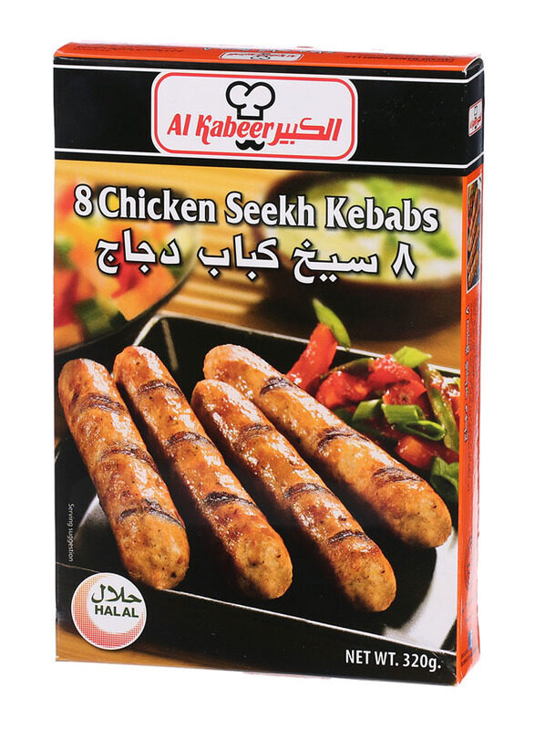 Al Kabeer Chicken Seekh Kabab, 320 grams